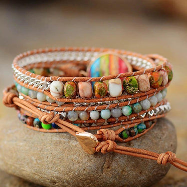 Outstanding Spiritual Jasper Wrap Bracelet-Your Soul Place